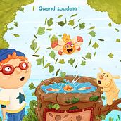 Mon projet du cours : Illustration et écriture de livres jeunesse. Traditional illustration, Character Design, Editorial Design, Writing, Drawing, Stor, board, Children's Illustration, Narrative, Creative Writing, and Children's Literature project by Florian Giret - 08.23.2022
