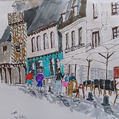My project for course: Expressive Architectural Sketching with Colored Markers Ein Projekt aus dem Bereich Skizzenentwurf, Zeichnung, Architektonische Illustration, Sketchbook und Illustration mit Tinte von Chris Sane - 23.08.2022
