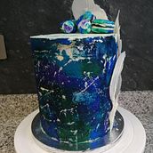 Mi proyecto del curso: Cake design: técnicas decorativas modernas. Design, and DIY project by Claudia Rojas Núñez - 09.10.2021