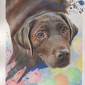 My project for course: Expressive Animal Portraits in Watercolor. Projekt z dziedziny Trad, c, jna ilustracja, Malowanie akwarelą, R, sunek realist, czn, Ilustracja naturalist i czna użytkownika Ingrid Korkowski - 24.08.2022