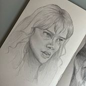 Rostro 3/4. Projekt z dziedziny Trad, c i jna ilustracja użytkownika Elizabeth Zambrano - 25.08.2022