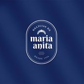 Delicias de Maria Anita Ein Projekt aus dem Bereich Design, Br, ing und Identität, Logodesign, Digitales Design und Briefpapier-Design von Moabe Oliveira - 12.06.2021
