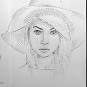 Mi proyecto del curso: Sketchbook de retrato: explora el rostro humano. Sketching, Drawing, Portrait Drawing, Artistic Drawing, and Sketchbook project by germansc - 08.29.2022
