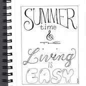 My project for course: Creative Doodling and Hand-Lettering for Beginners. Traditional illustration, Lettering, Drawing, H, and Lettering project by Jo R - 08.25.2022