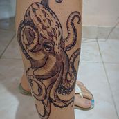 Meu projeto do curso: Técnicas de tatuagem Blackwork com fineline . Tattoo Design project by Brendo Santos Lima - 08.15.2022