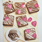 My project for course:  Flavorful Food Illustration with Watercolor. Traditional illustration, Fine Arts, Painting, and Watercolor Painting project by sandybeach83 - 08.26.2022