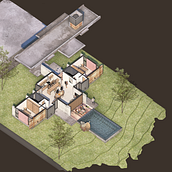 Meu projeto do curso: Ilustração digital de projetos arquitetônicos. Architecture, L, scape Architecture, Digital Illustration, Digital Architecture, and Architectural Illustration project by Thaís Soares da Silva - 08.26.2022
