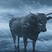 Money Supermarket - Money Calm Bull. Un proyecto de Matte Painting, Concept Art y Publicidad de Fabio Santoro - 26.08.2022