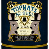 Packaging Illustration: Top hats for bunnies . % Veronika Skýbová tarafından hazırlanan Tasarım, Geleneksel illüstras, on, Ambalajlama, Ürün Tasarımı, Dijital İllüstras, on, Ve El Yazısı projesi - 08.27.2022