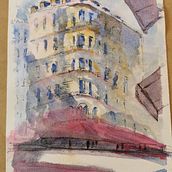Il mio progetto del corso: Disegno architettonico con acquerello e inchiostro. Sketching, Drawing, Watercolor Painting, Architectural Illustration, Sketchbook & Ink Illustration project by simonalanfredini - 08.27.2022