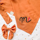 DUO MOÑO & BANDANA. Embroider, and Sewing project by Nicole Linares Iraola - 08.28.2022