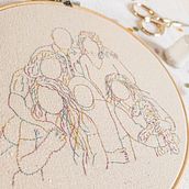 FAMILY. Embroider project by Nicole Linares Iraola - 08.28.2022