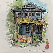 Meu projeto do curso: Desenho arquitetônico expressivo com marcadores coloridos. Sketching, Drawing, Architectural Illustration, Sketchbook & Ink Illustration project by Cesar Lacerda - 08.28.2022