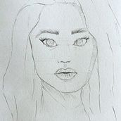 My project for course: Portrait Sketchbooking: Explore the Human Face. Un proyecto de Bocetado, Dibujo, Dibujo de Retrato, Dibujo artístico y Sketchbook de Magdalena Gryczka - 28.08.2022