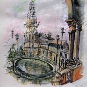 Il mio progetto del corso: Disegno architettonico espressivo con pennarelli colorati. Sketching, Drawing, Architectural Illustration, Sketchbook & Ink Illustration project by Giuseppina Capalbo - 08.28.2022