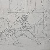 Kaladin Stormblessed fanart - from The Way of Kings (Brandon Sanderson). Un projet de Illustration traditionnelle , et Conception de personnages de Distinger Aztecas - 21.08.2020