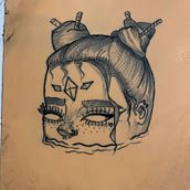 Mi proyecto del curso: Tatuaje botánico con puntillismo. Traditional illustration, Tattoo Design, and Botanical Illustration project by meliydylan17 - 08.27.2022