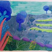Mein Kursprojekt: Farbe und Licht mit Acrylmalerei. Traditional illustration, Painting, Creativit, Acr, and lic Painting project by Susanne - 08.28.2022