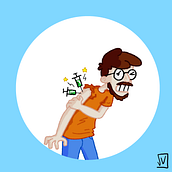 Don't forget to vaccinate !. Un proyecto de Ilustración tradicional, Dibujo, Dibujo digital e Ilustración digital de Valentin Vanasveld - 12.04.2022