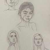 Mi proyecto del curso: Sketchbook de retrato: explora el rostro humano. Un proyecto de Bocetado, Dibujo, Dibujo de Retrato, Dibujo artístico y Sketchbook de rodriguezmatajennifer - 28.08.2022