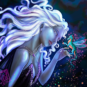 Mi proyecto del curso: Retratos digitales de fantasía con Photoshop. Traditional illustration, Drawing, Digital Illustration, Portrait Drawing, Digital Drawing, and Digital Painting project by Kuan Yin - 08.28.2022