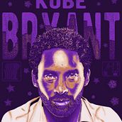 Kobe Bryant. Un projet de Illustration traditionnelle et Illustration numérique de yvgenykonrad - 29.08.2022