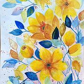 My project for course: Artistic Floral Watercolor: Connect with Nature. Traditional illustration, Painting, Watercolor Painting, and Botanical Illustration project by buntspecht - 08.29.2022