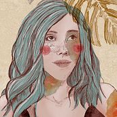 Mi proyecto del curso: Retrato ilustrado con Procreate . Ilustrasi tradisional, Ilustrasi Vektor, Ilustrasi Digital, Dan Menggambar Potret proyek oleh sheilita1992 - 08.29.2022