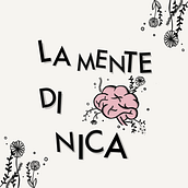 Logo pagina IG - La mente di Nica. Un proyecto de Ilustración tradicional de Lara Dal Cappello - 29.08.2022