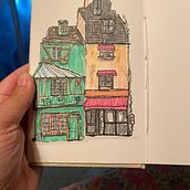 My project for course: Expressive Architectural Sketching with Colored Markers. Sketching, Drawing, Architectural Illustration, Sketchbook & Ink Illustration project by Katie Cannon - 08.29.2022