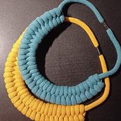 My project for course: Rope Jewelry for Beginners: Make Your Own Necklaces. Arts, Crafts, Jewelr, Design, Macramé, and Textile Design project by Ines Ris - 08.29.2022