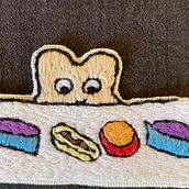 My project for course: Character Illustration with Needle and Thread. Un progetto di Illustrazione tradizionale, Ricamo e Textile Design di Kim Milai - 30.08.2022