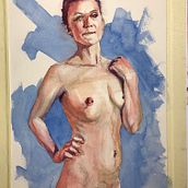 My project for course: The Human Figure in Watercolor. Un progetto di Illustrazione tradizionale, Belle arti, Pittura, Pittura ad acquerello, Disegno realistico e Disegno anatomico di jerry_r_hewitt - 30.08.2022