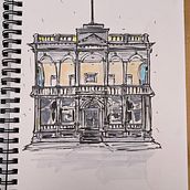 Australia: Expressive Architectural Sketching with Colored Markers. Sketching, Drawing, Architectural Illustration, Sketchbook & Ink Illustration project by CJ Halvorson - 08.28.2022