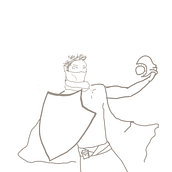 Man I Made in 1 Hour for Course Task (not finished). Un progetto di Disegno e Character design di Pars Yıldırır - 28.07.2022