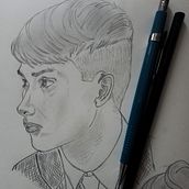 Meu projeto do curso: Caderno de retratos: explore o rosto humano. Projekt z dziedziny Sketching,  R, sunek, Portret,  R, sunek art, st, czn i Sketchbook użytkownika Isaque de Matos Silva - 30.08.2022
