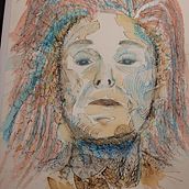 My project for course: Experimental Portraiture with Ink, Tea and Alcohol. Fine Arts, Painting, Drawing & Ink Illustration project by Laura Viola - 06.05.2022