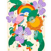 Creative process. Traditional illustration project by Thaina leone - 08.31.2022