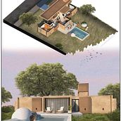 Mi proyecto del curso: Ilustración digital de proyectos arquitectónicos. Arquitetura, Paisagismo, Ilustração digital, Arquitetura digital e Ilustração arquitetônica projeto de María Florencia Zeballos Raselli - 31.08.2022