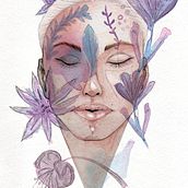 Mi proyecto del curso: Retrato ilustrado en acuarela Ein Projekt aus dem Bereich Traditionelle Illustration, Bildende Künste, Malerei, Zeichnung, Aquarellmalerei, Porträtzeichnung und Artistische Zeichnung von avidalmas68 - 31.08.2022