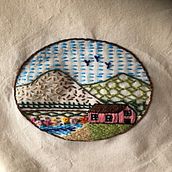 Mon projet du cours : Upcycling et broderie. Embroider project by lmaria_ml - 08.25.2022