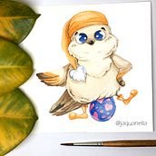 Mein Kursprojekt: Kinderillustration mit Aquarell Ein Projekt aus dem Bereich Traditionelle Illustration, Bildende Künste, Malerei, Zeichnung, Aquarellmalerei und Kinderillustration von Jana - 31.08.2022