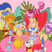 Alice in Wonderland. Projekt z dziedziny Trad, c i jna ilustracja użytkownika Inma Gasco - 30.08.2022