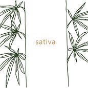 SATIVA - Hemp Cosmetics. Un progetto di Design, Br, ing, Br, identit, Graphic design, Stationer e Design di Laura Pintado - 31.08.2022