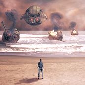 Domínio das Máquinas. Un progetto di Collage, Fotomontaggio, Illustrazione tradizionale e Illustrazione digitale di Adão Gileno Carmo dos Santos - 31.08.2022