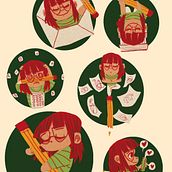 Il mio progetto del corso: Spot illustration: disegna e racconta la vita da freelance. Design, Traditional illustration, Art Direction, Creativit, Digital Illustration, Stor, telling, Stor, board, Digital Design, and Sketchbook project by Antonella Depalma - 08.31.2022