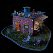 Prédio antigo. 3D, 3D Modeling, and 3D Design project by Marina Pais - 03.17.2022