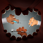 Visita ao Dentista. 3D, 3D Modeling, and 3D Design project by Marina Pais - 05.19.2022