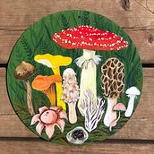 Mushroom art. Un projet de Illustration traditionnelle de Georgia Toons - 31.08.2022
