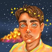 My project for course: Digital Fantasy Portraits with Photoshop. Traditional illustration, Drawing, Digital Illustration, Portrait Drawing, Digital Drawing, and Digital Painting project by Raveesh Jayawardane - 08.31.2022